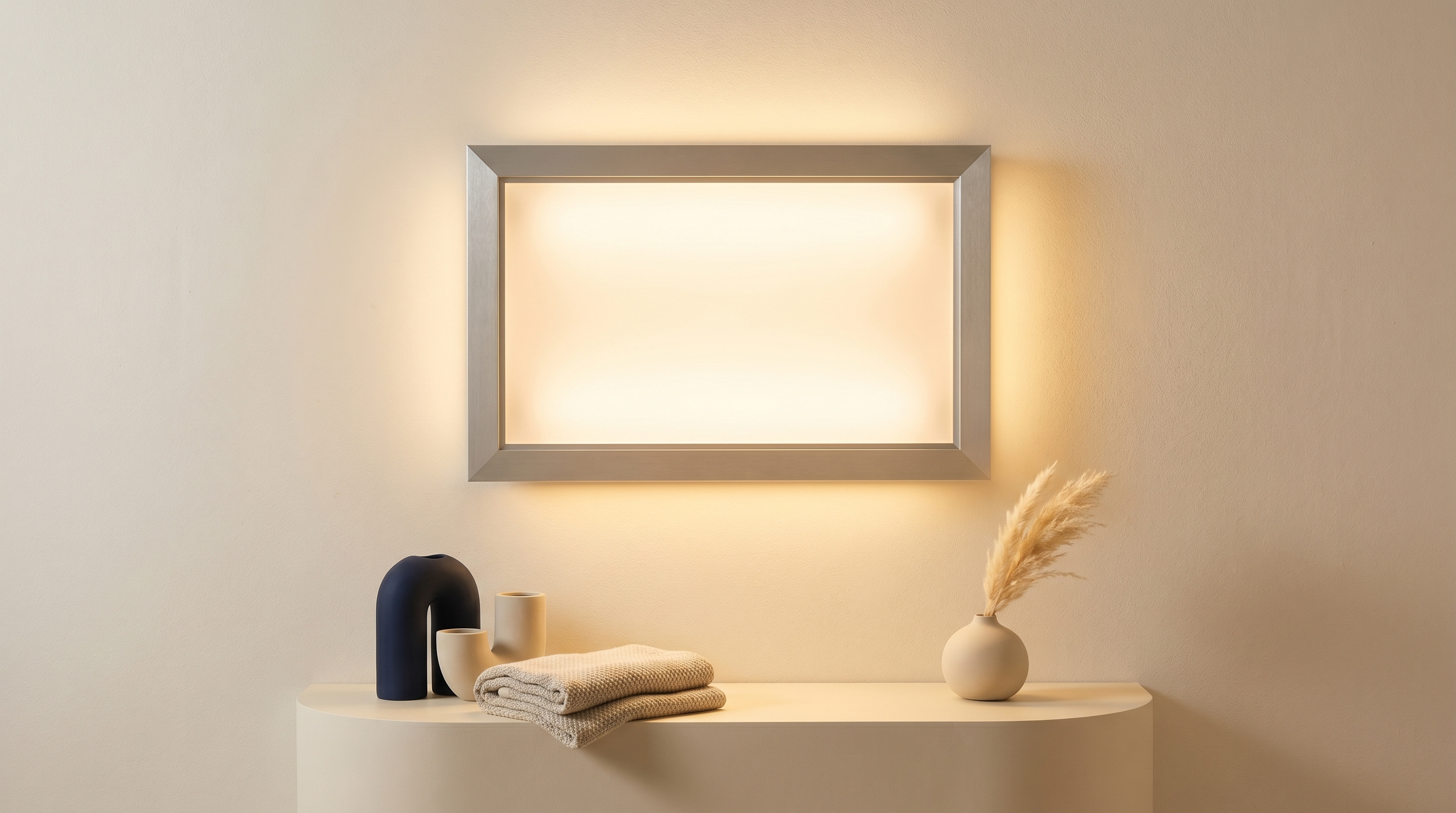 Warm, calm bedroom ambience